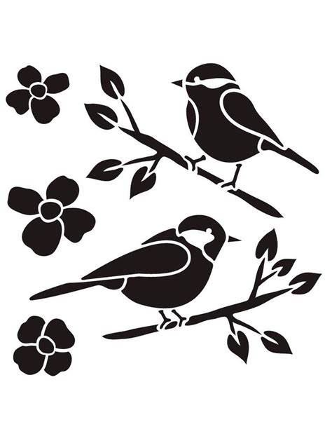 Printable Bird Stencil